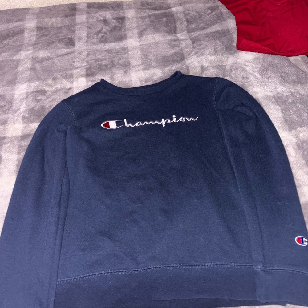 Champion Dark Blue Crewneck Sweatshirt